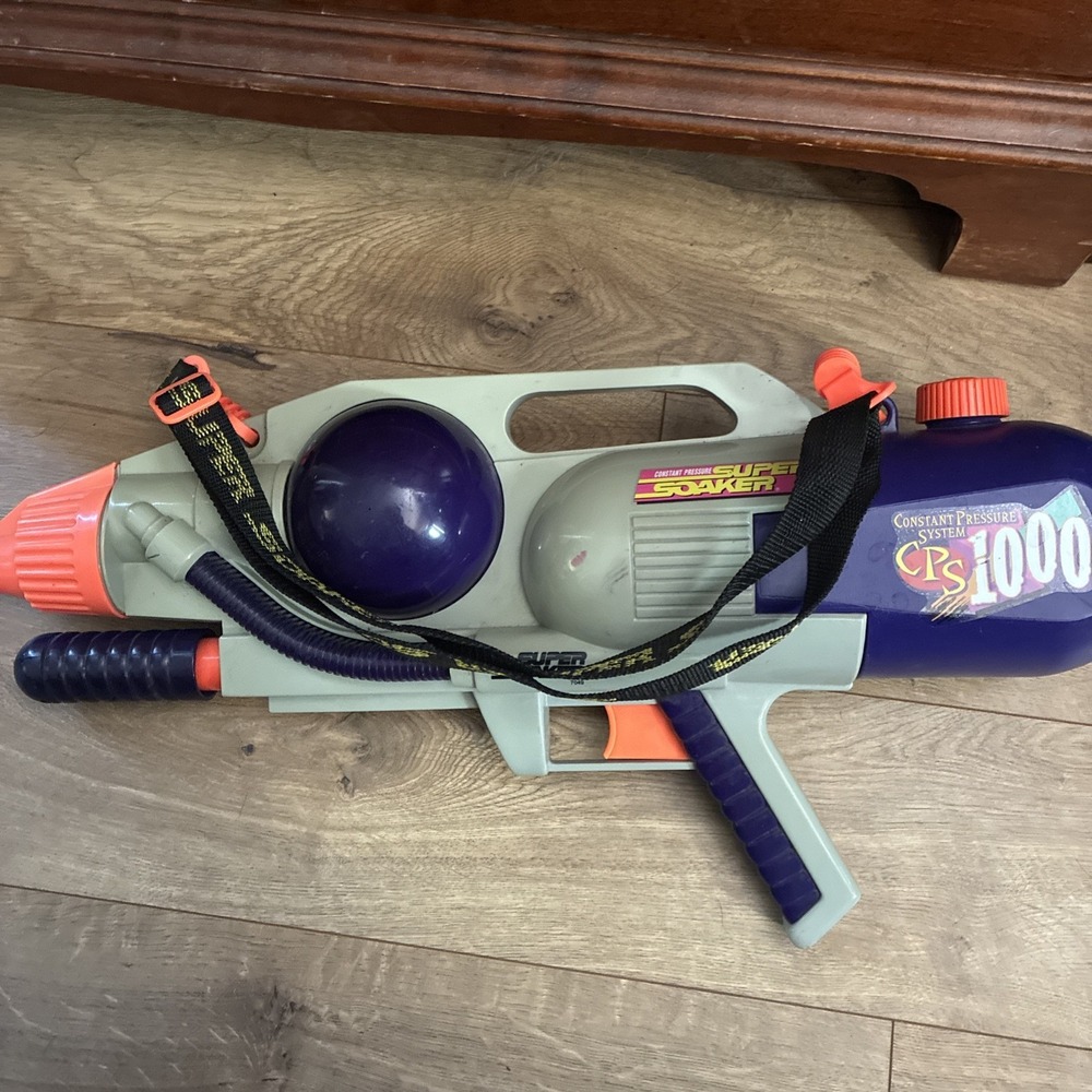 VTG Super Soaker CPS 1000 Constant Pressure Water Gun 1997 *WORKS GREAT!*